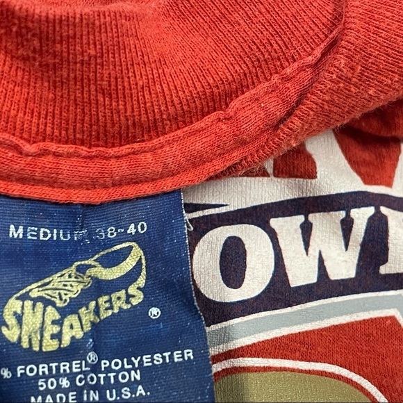 Vintage Single Stitch San Francisco 49ers Super Bowl XXIV NFL Football TShirt - Picture 4 of 7